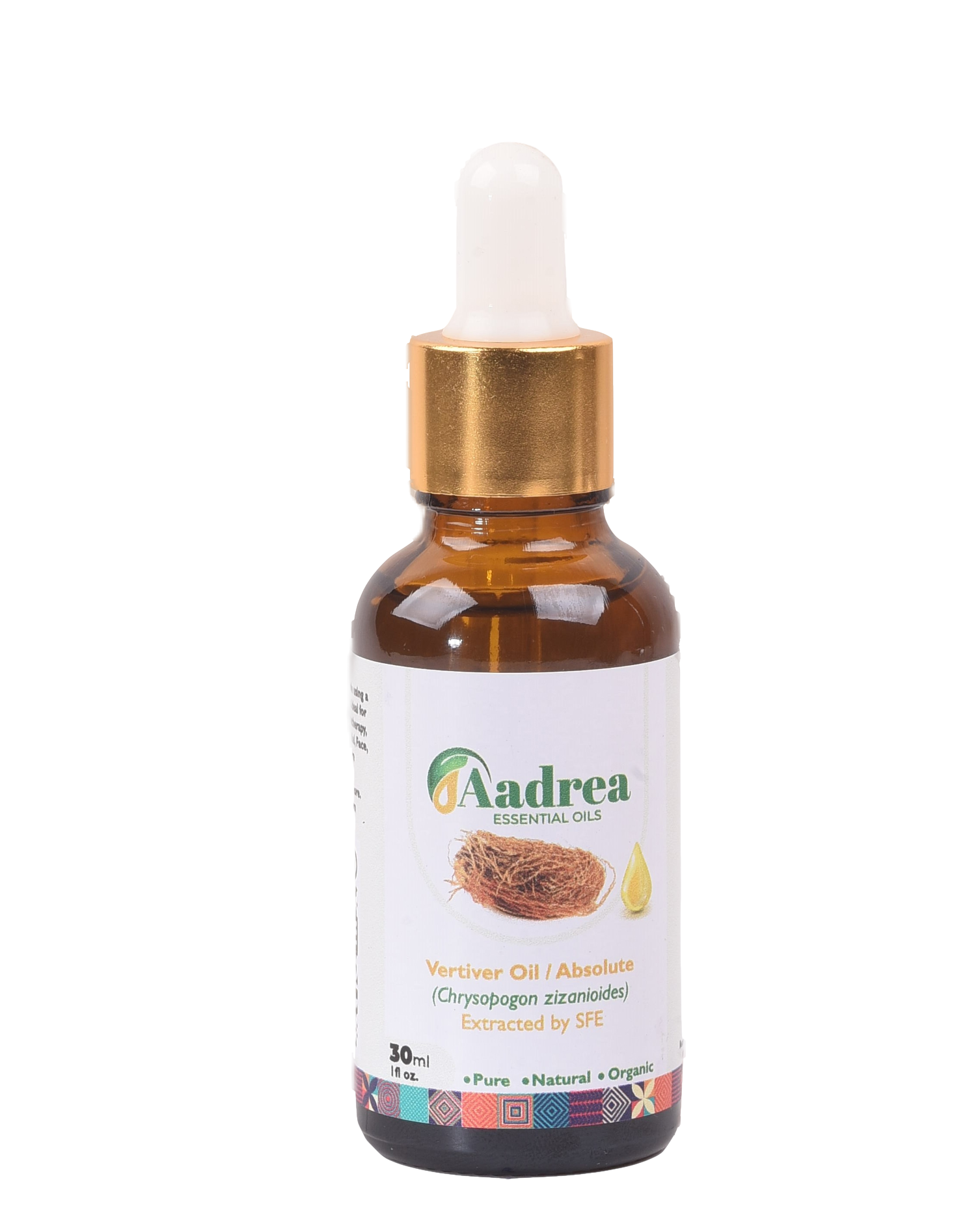 Vetiver Oil 30ml - Aadrea Essential Oils